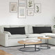 VidaXL coussins de canapé 2 pièces noir 120 x 40 cm tissu