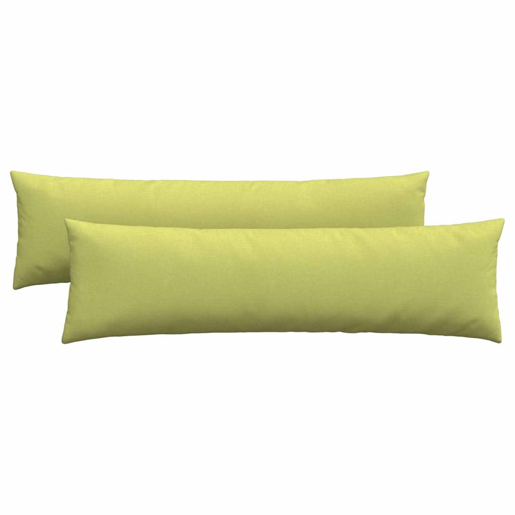 VidaXL coussins de canapé 2 pcs tissu vert clair 145 x 40 cm