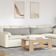 VidaXL coussins de canapé 2 pièces tissu gris clair 145 x 40 cm