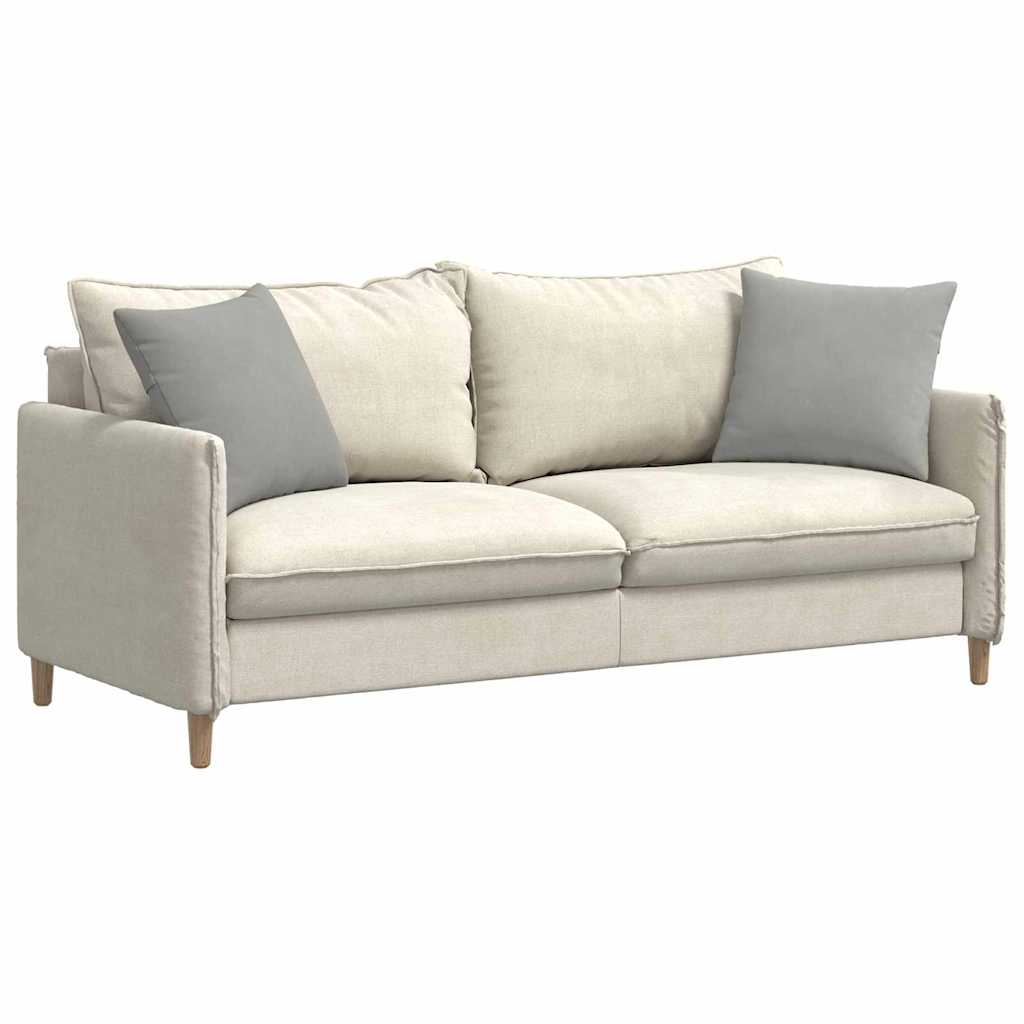 VidaXL coussins de canapé 2 pièces tissu gris clair 45 x 45 cm