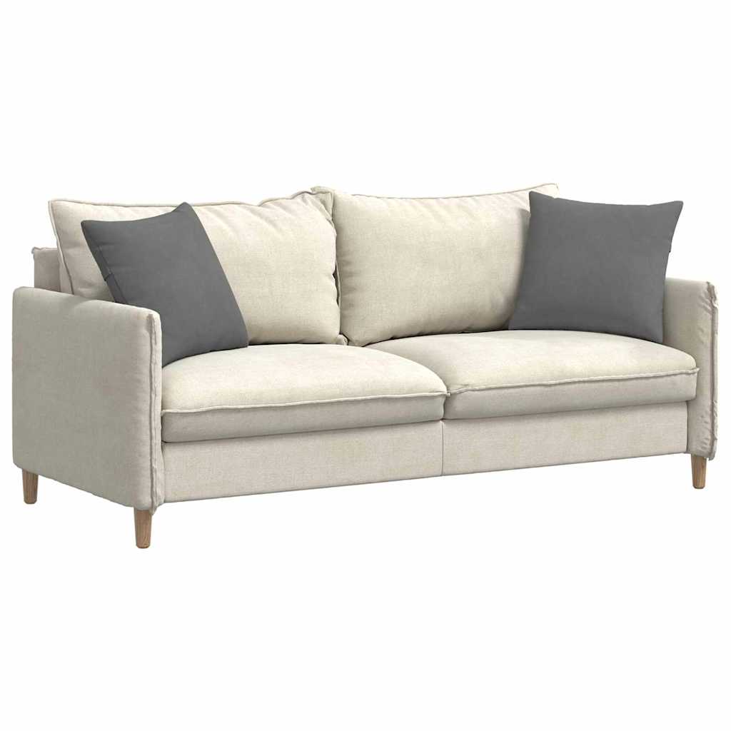 VidaXL coussins de canapé 2 pièces tissu gris foncé 45 x 45 cm