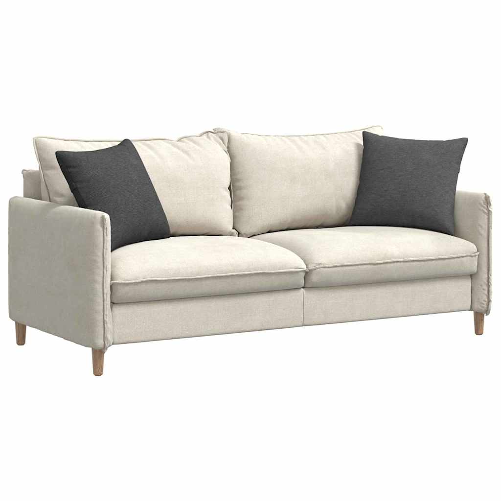 VidaXL coussins de canapé 2 pièces tissu corde gris foncé 45 x 45 cm
