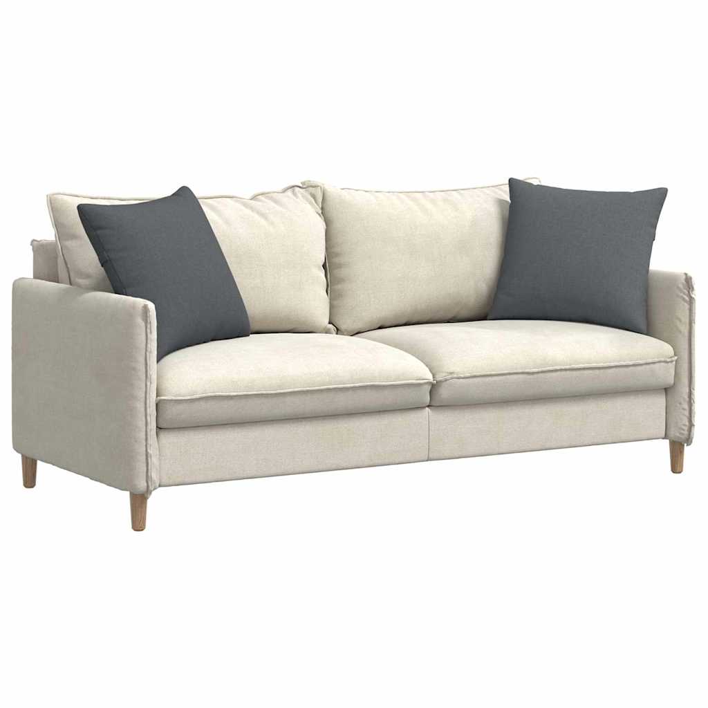 VidaXL coussins de canapé 2 pcs tissu gris foncé 50 x 50 cm