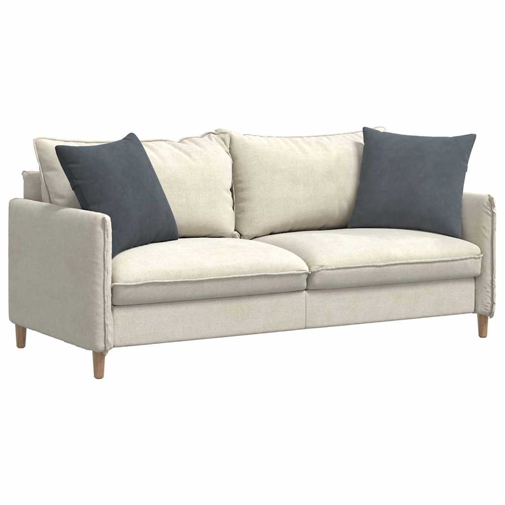 VidaXL coussins de canapé 2 pièces tissu corde gris foncé 50 x 50 cm