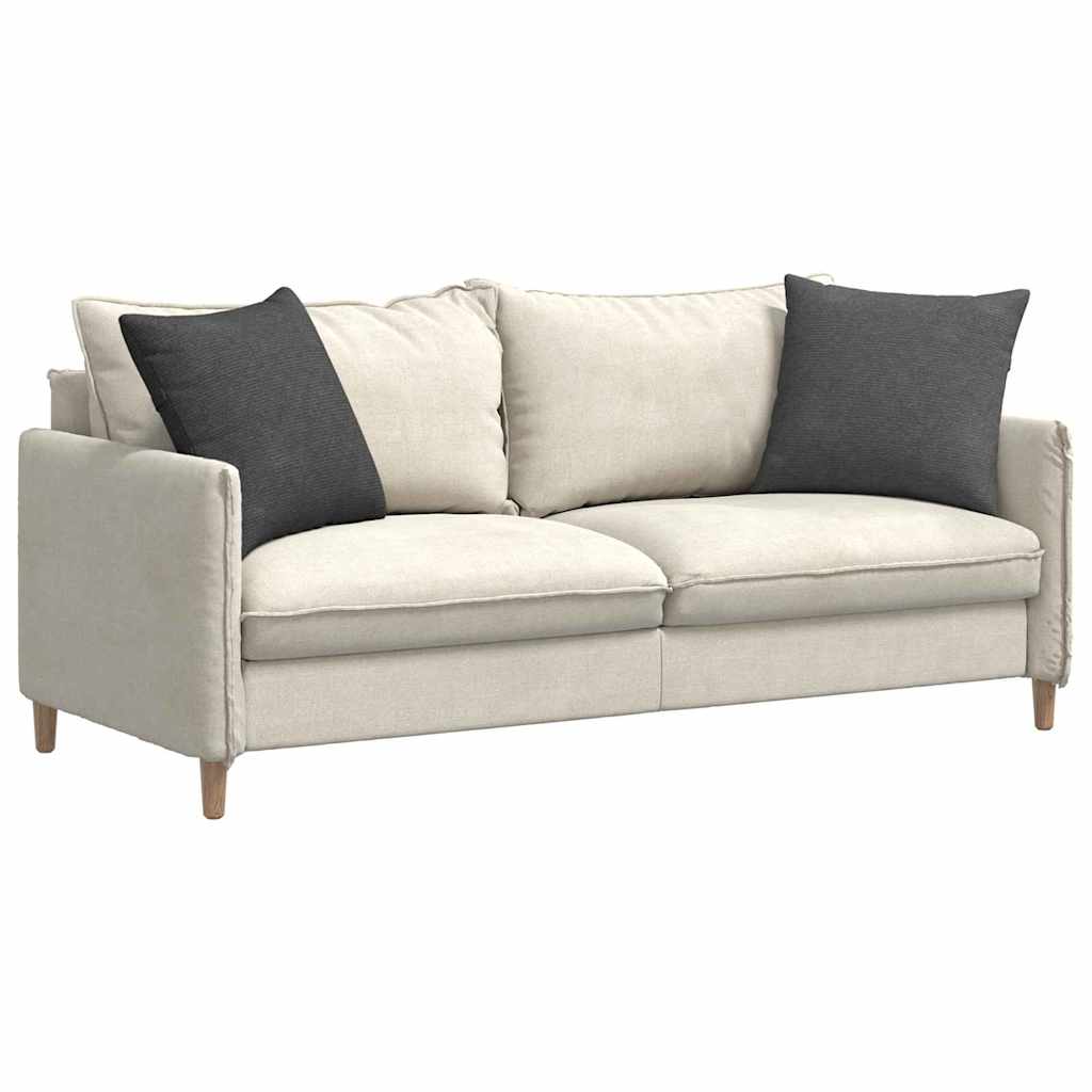 VidaXL coussins de canapé 2 pièces tissu corde gris foncé 50 x 50 cm