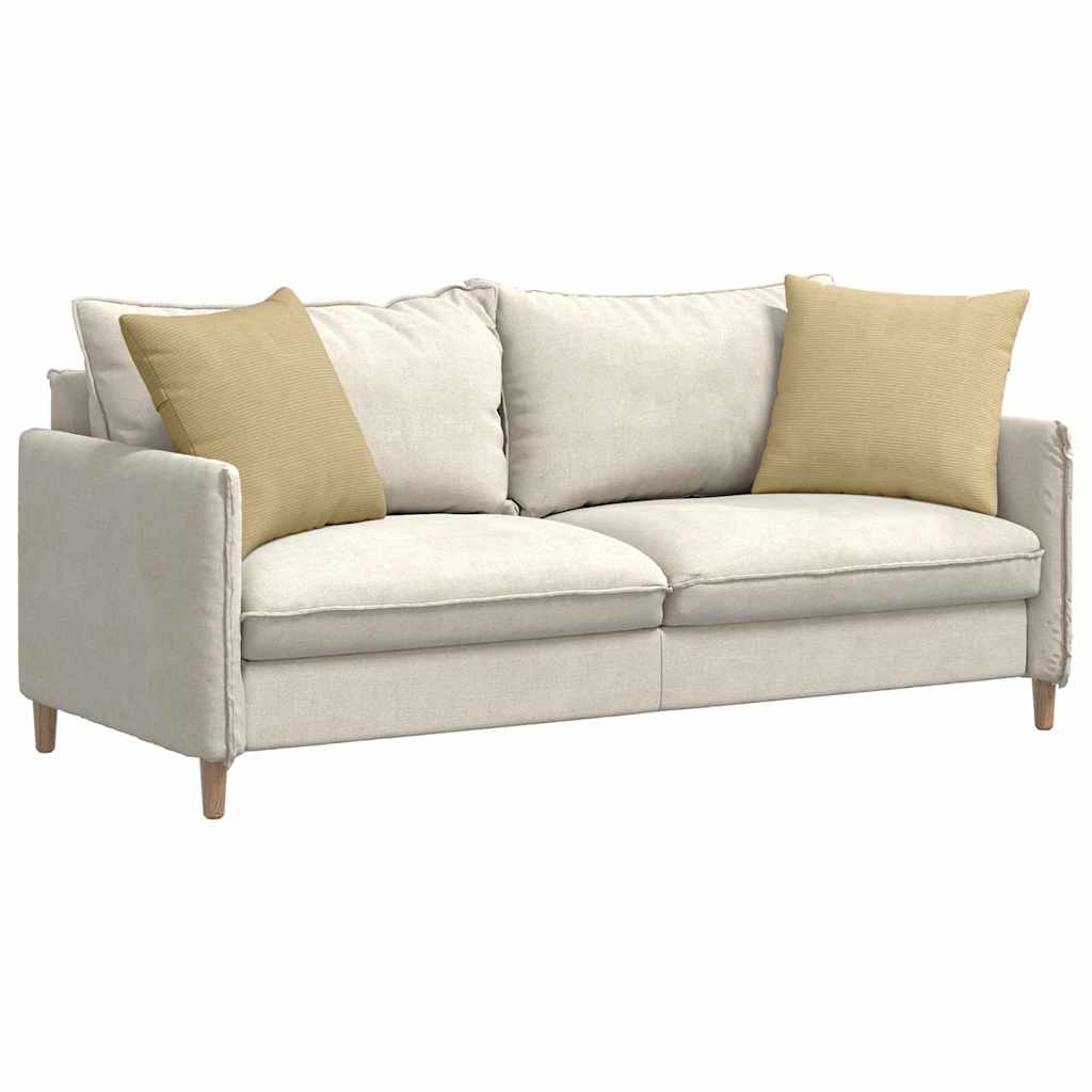 VidaXL coussins de canapé 2 pièces gris vert 50 x 50 cm tissu corde