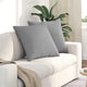 VidaXL coussins de canapé 2 pcs gris nuage 60 x 60 cm tissu