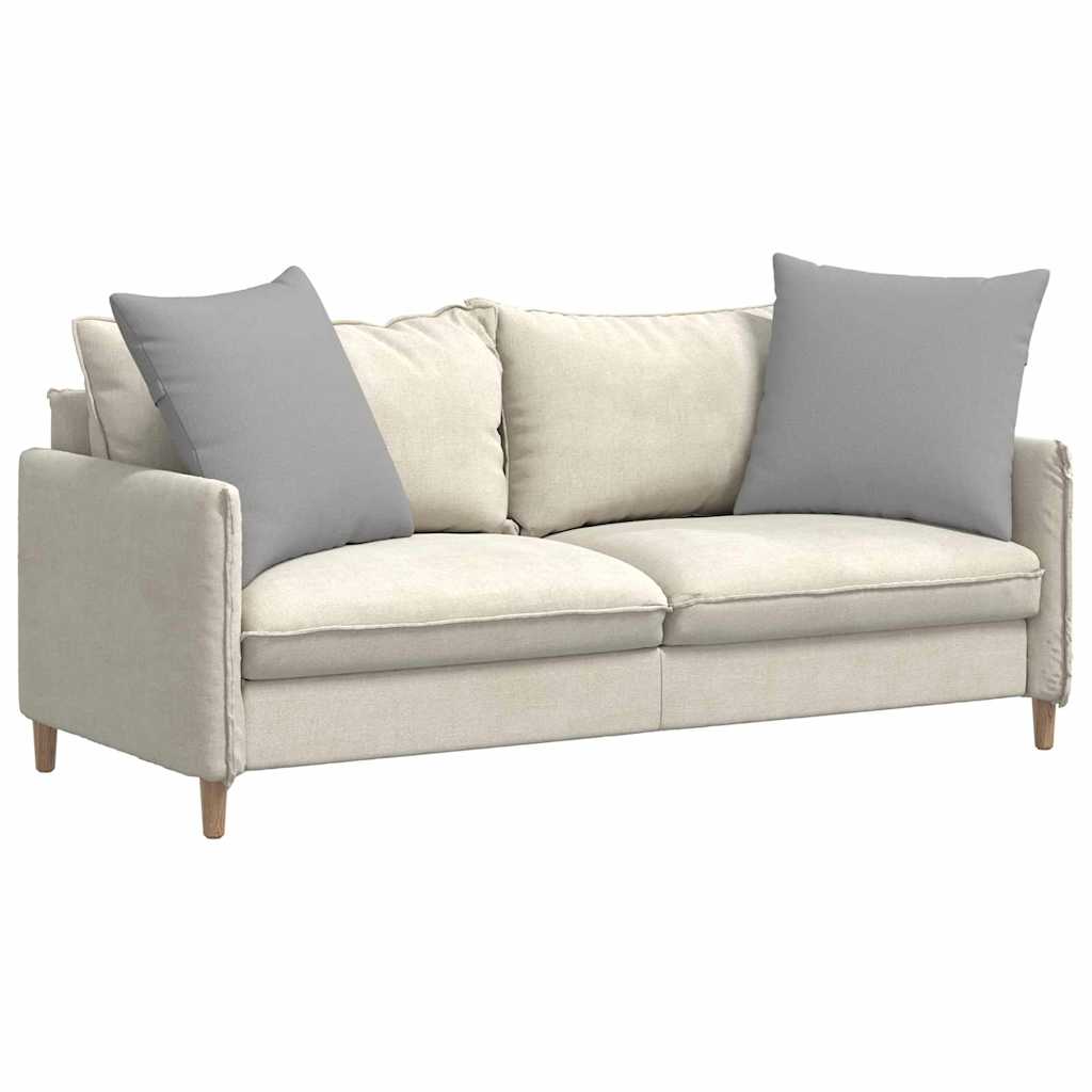 VidaXL coussins de canapé 2 pcs gris nuage 60 x 60 cm tissu