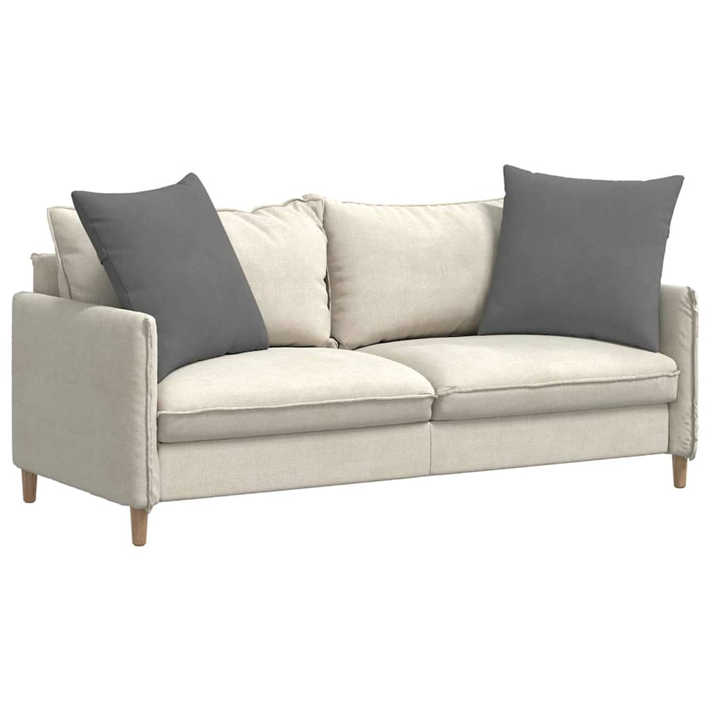 VidaXL coussins de canapé 2 pièces tissu gris foncé 60 x 60 cm