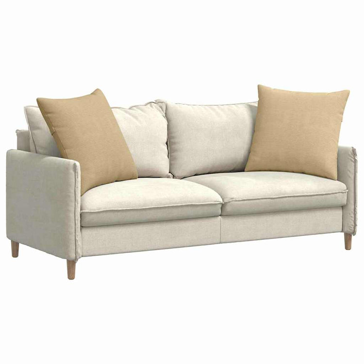 VidaXL coussins de canapé 2 pièces gris vert 60 x 60 cm tissu corde