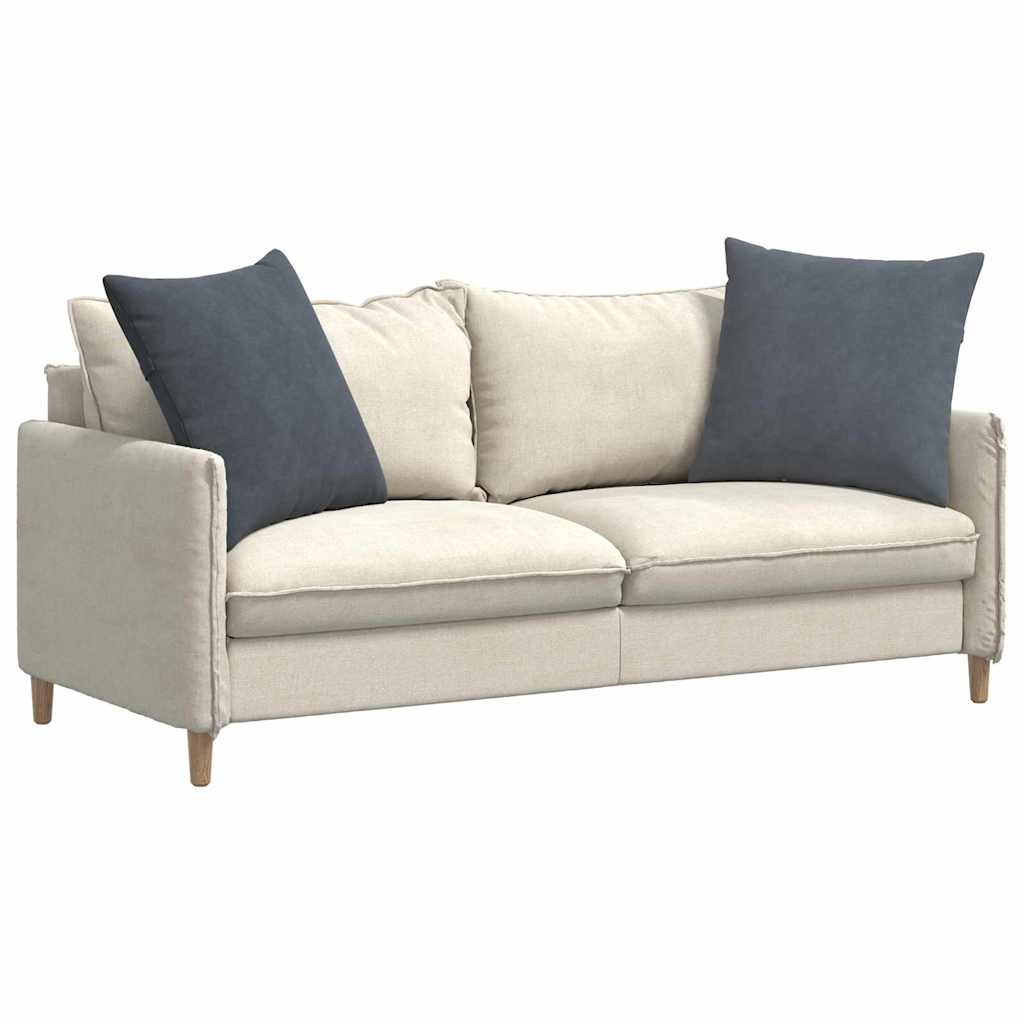 VidaXL coussins de canapé 2 pièces tissu corde gris foncé 80 x 80 cm