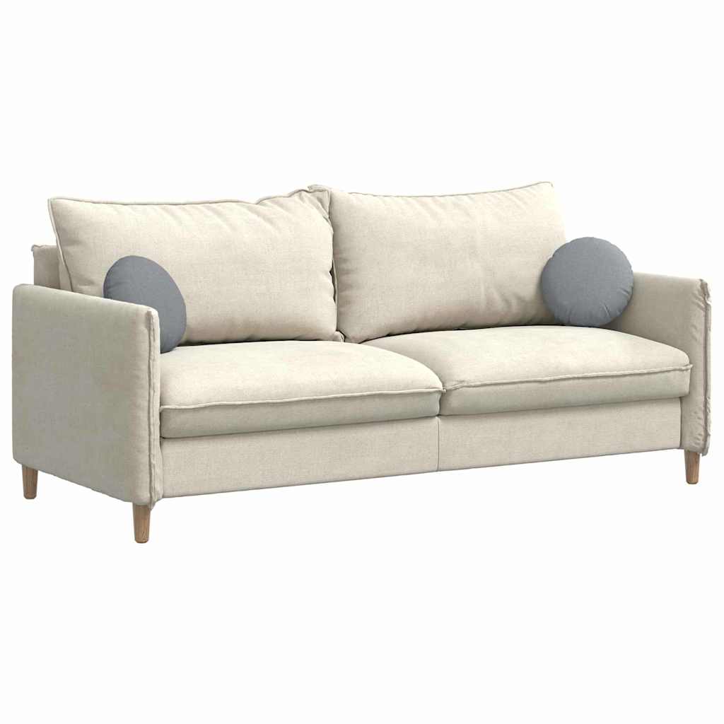 Vidaxx coussins d'assise 2 pcs tissu gris clair ø30 x 13 cm