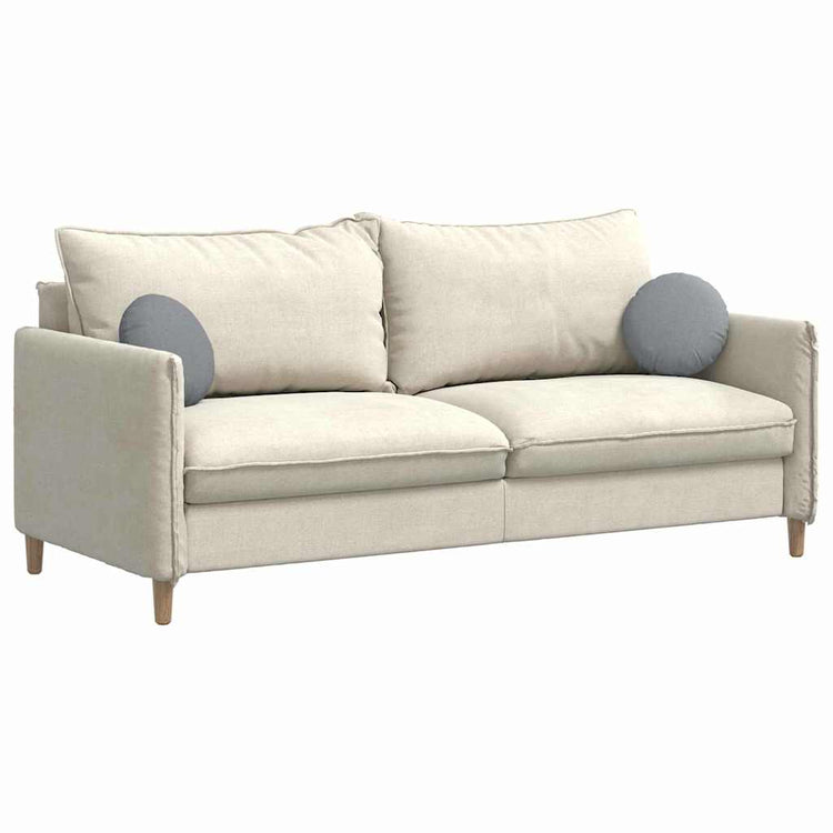 Vidaxx coussins d'assise 2 pcs tissu gris clair ø30 x 13 cm