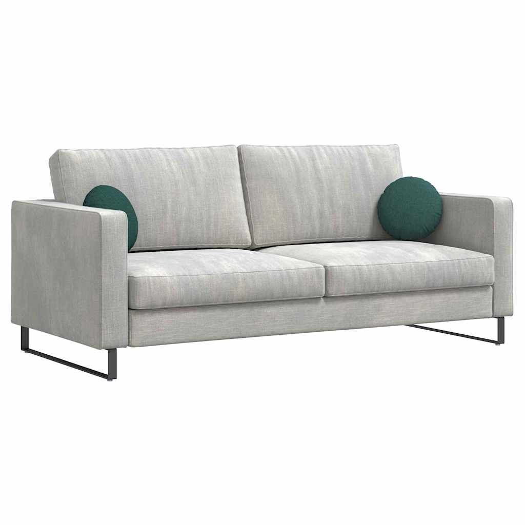 Vidaxx coussins d'assise 2 pcs tissu vert foncé ø30 x 13 cm