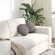 Vidaxx coussins d'assise 2 pcs tissu taupe ø30 x 13 cm