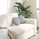 Vidaxx coussins d'assise 2 pièces gris clair ø 40 x 13 cm velours