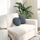 Vidaxx coussins d'assise 2 pièces gris foncé ø 40 x 13 cm velours