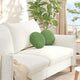 Vidaxx coussins d'assise 2 pièces vert clair ø 40 x 13 cm velours