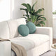 Vidaxx coussins d'assise 2 pièces vert d'eau ø 40 x 13 cm velours