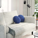 Vidaxx coussins de siège 2 pièces bleu police ø 40 x 13 cm velours