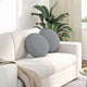 Vidaxx coussins d'assise 2 pcs tissu gris clair ø40 x 13 cm
