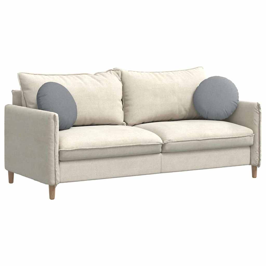 Vidaxx coussins d'assise 2 pcs tissu gris clair ø40 x 13 cm