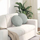 Vidaxx coussins d'assise 2 pièces gris clair ø 40 x 13 cm velours