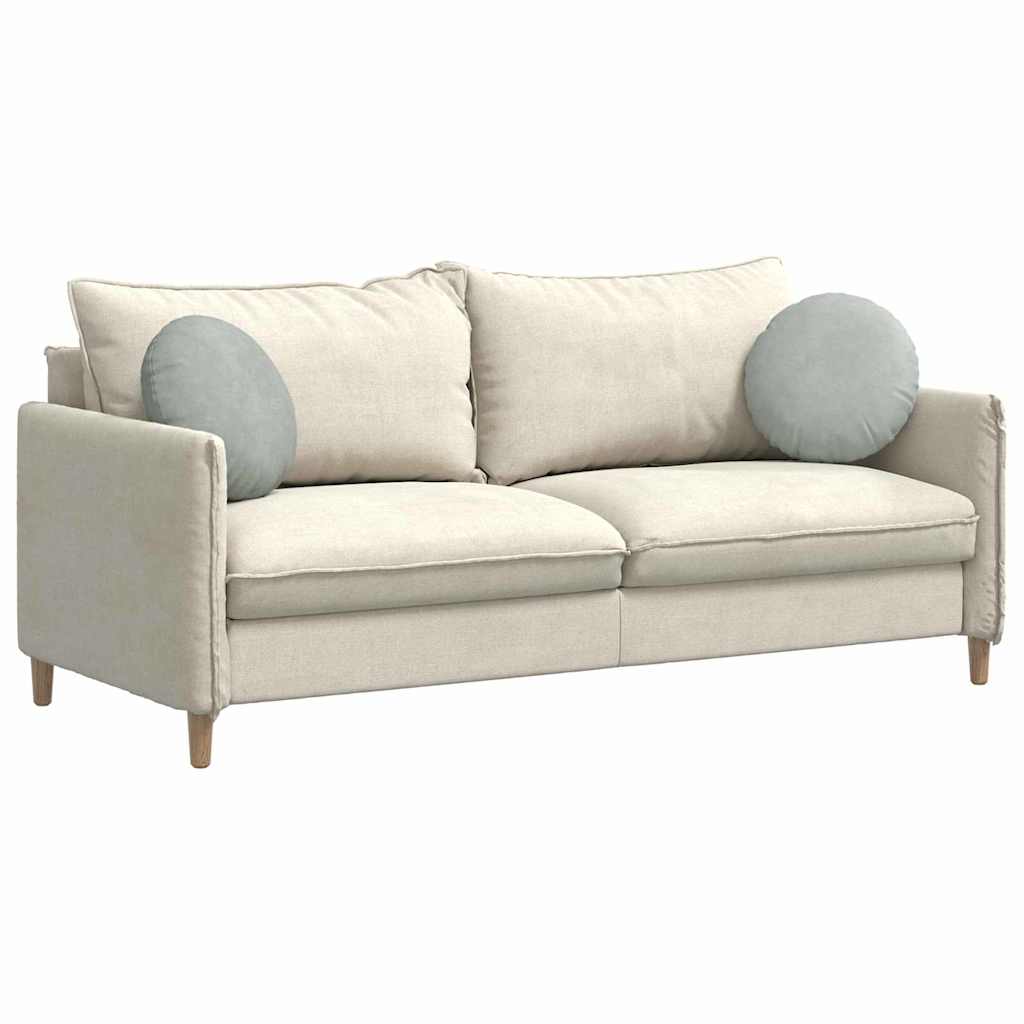 Vidaxx coussins d'assise 2 pièces gris clair ø 40 x 13 cm velours