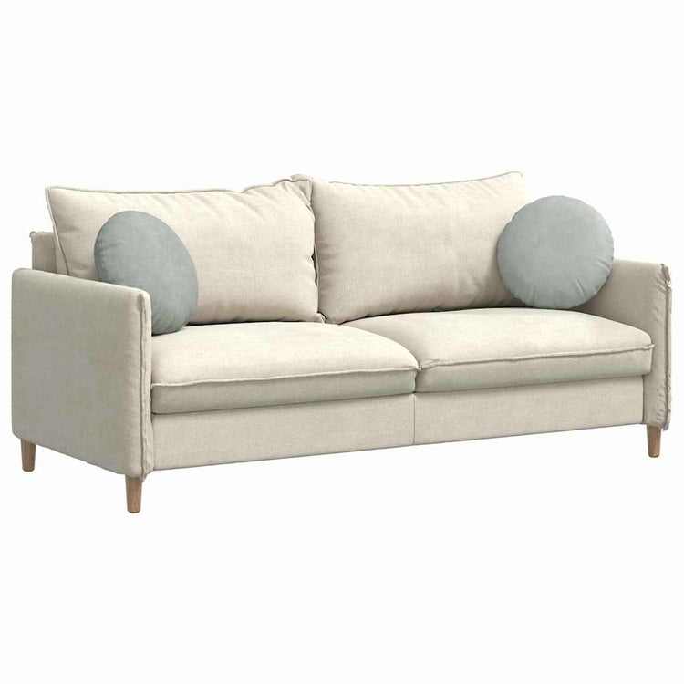 Vidaxx coussins d'assise 2 pièces gris clair ø 40 x 13 cm velours