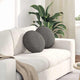 VidaXL coussins d'assise 2 pcs gris clair ø 40 cm tissu en coton