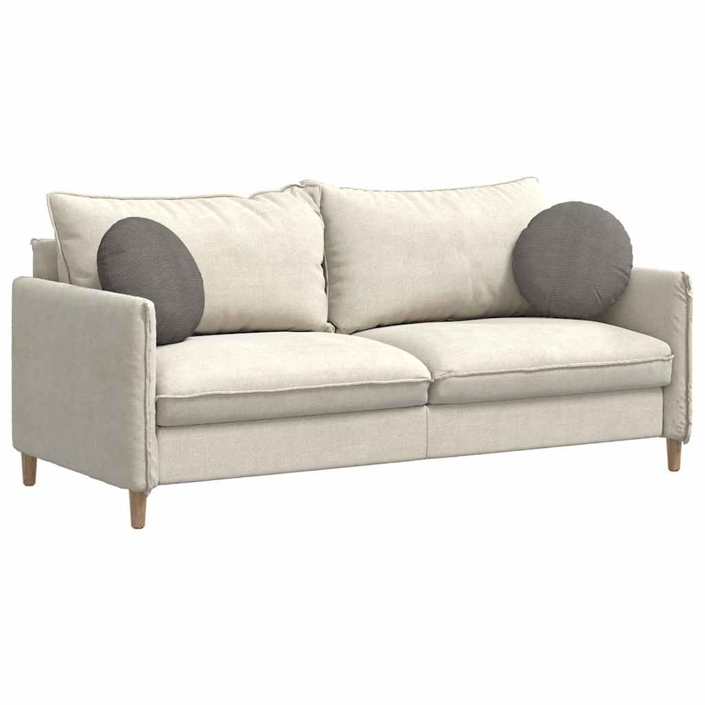 VidaXL coussins d'assise 2 pcs gris clair ø 40 cm tissu en coton