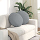 Vidaxx coussins d'assise 2 pcs tissu gris clair ø50 x 19 cm