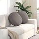Vidaxx coussins d'assise 2 pcs tissu taupe ø50 x 19 cm