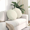 Vidaxx coussins d'assise 2 pièces crème ø 40 x 13 cm velours