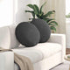 Vidaxx coussins d'assise 2 pcs gris foncé ø 50 cm tissu coton