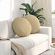 Vidaxx coussins d'assise 2 pcs gris vert ø 50 cm tissu coton