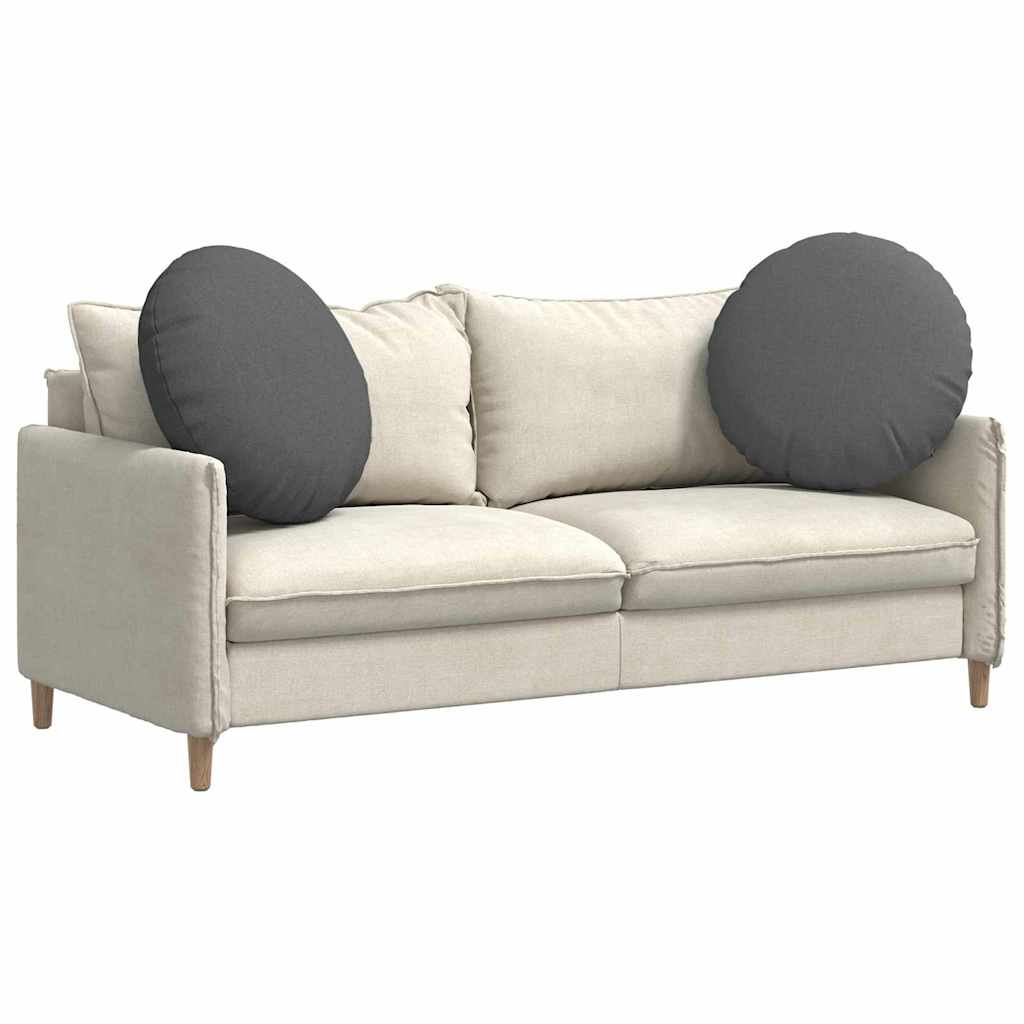 Vidaxx coussins d'assise 2 pcs tissu gris foncé ø60 x 21 cm