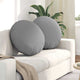 Vidaxx coussins d'assise 2 pcs gris nuage ø60 x 21 cm tissu