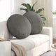 VidaXL coussins d'assise 2 pcs gris clair ø 60 cm tissu coton