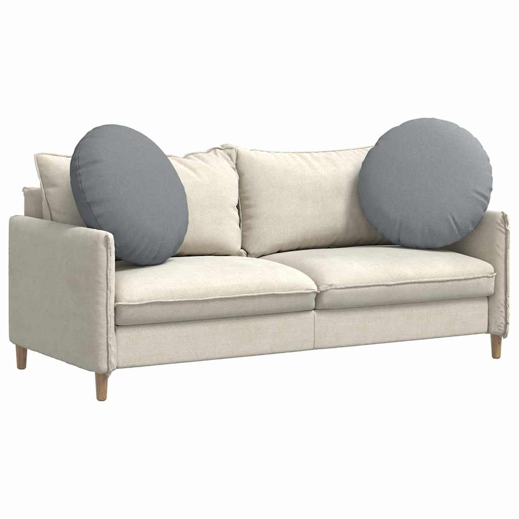 Vidaxx coussins d'assise 2 pcs tissu gris clair ø80 x 29 cm