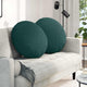 Vidaxx coussins d'assise 2 pcs tissu vert foncé ø80 x 29 cm