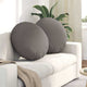 Vidaxx coussins d'assise 2 pcs taupe ø80 x 29 cm tissu