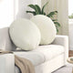 Vidaxx coussins d'assise 2 pcs crème ø 80 x 29 cm velours