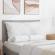VidaXL traversins 2 pièces blanc ø 15 x 40 cm tissu