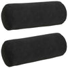 VidaXL traversins 2 pièces noir ø 15 x 40 cm tissu corde