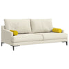 VidaXL traversins 2 pièces jaune ø 15 x 40 cm tissu corde