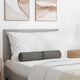 VidaXL traversins 2 pcs gris clair ø 15 x 40 cm tissu en coton