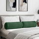 VidaXL traversins 2 pièces tissu corde vert foncé ø 25 x 70 cm