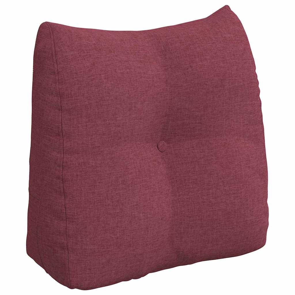 Vidaxx coussin de dossier rouge vin 45 x 24 x 50 cm tissu