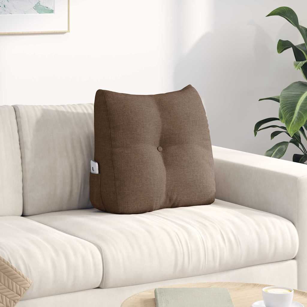 Vidaxx coussin de dossier marron 45 x 24 x 50 cm tissu
